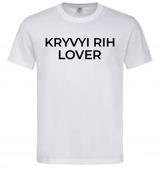 Мужская футболка Kryvyi Rih lover Белый фото