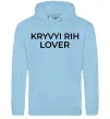 Мужская толстовка (худи) Kryvyi Rih lover Голубой фото
