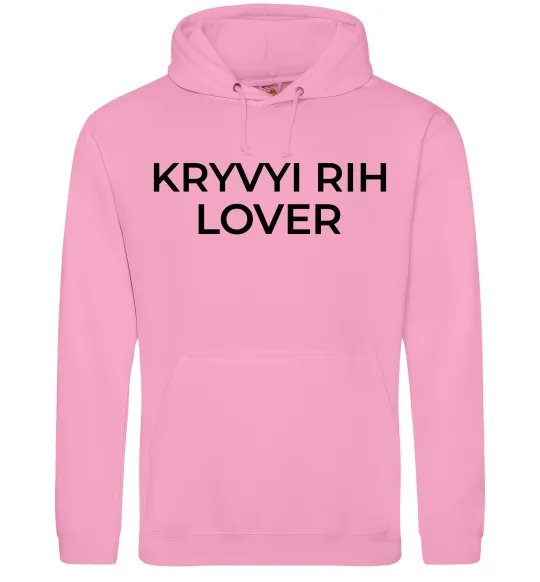 Жіноча толстовка (худі) Kryvyi Rih lover Рожевий фото