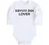 Детский боди Kryvyi Rih lover Белый фото