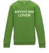 Детский Свитшот Kryvyi Rih lover Лаймовый фото