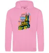 Мужская толстовка (худи) Крим міста Розовый фото