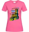 Жіноча футболка Крим міста Яскраво-рожевий фото