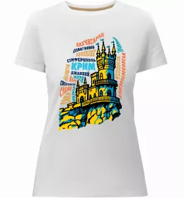 Женская премиум футболка