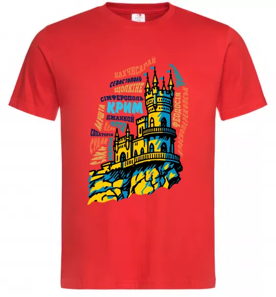 Мужская футболка Крим міста Красный фото