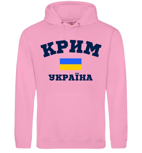 Женская толстовка (худи) Крим Україна Розовый фото