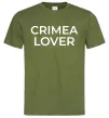 Мужская футболка Crimea lover Оливковый фото