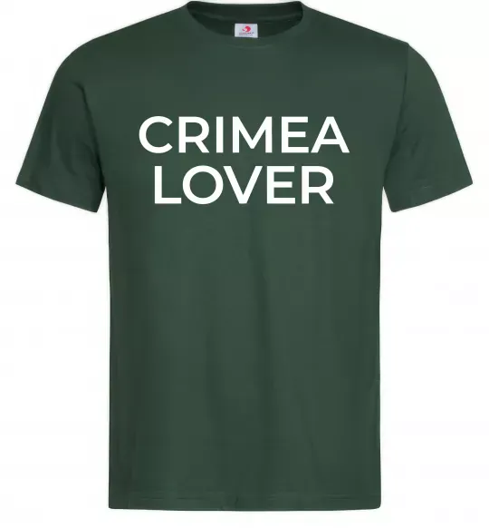 Мужская футболка Crimea lover Темно-зеленый фото