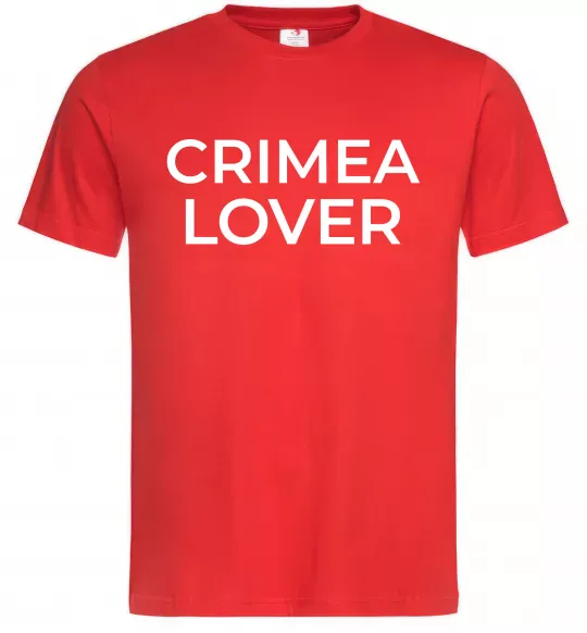 Мужская футболка Crimea lover Красный фото