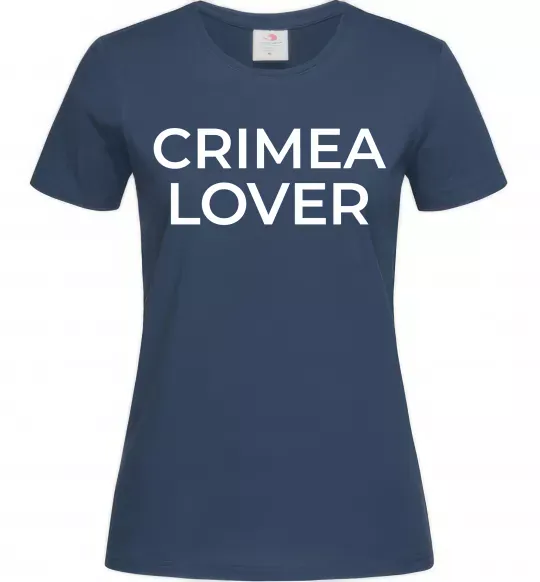 Жіноча футболка Crimea lover Темно-синій фото