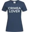 Жіноча футболка Crimea lover Темно-синій фото