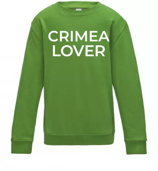 Дитячий світшот Crimea lover Лаймовий фото