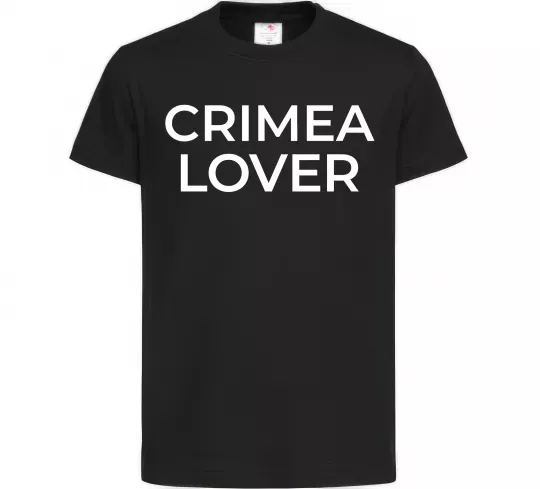 Детская футболка Crimea lover Черный фото