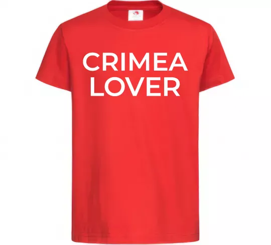 Детская футболка Crimea lover Красный фото