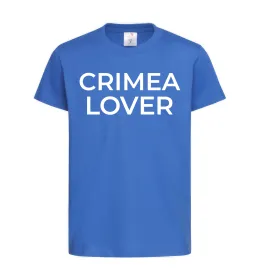 Дитяча футболка Crimea lover Яскраво-синій фото