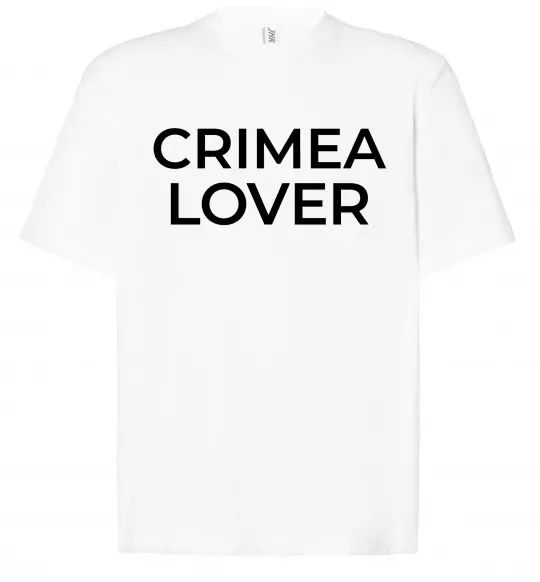 Футболка Оверсайз Crimea lover Білий фото