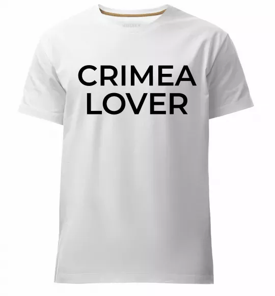 Чоловіча преміум футболка Crimea lover Білий фото