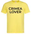 Мужская футболка Crimea lover Лимонный фото