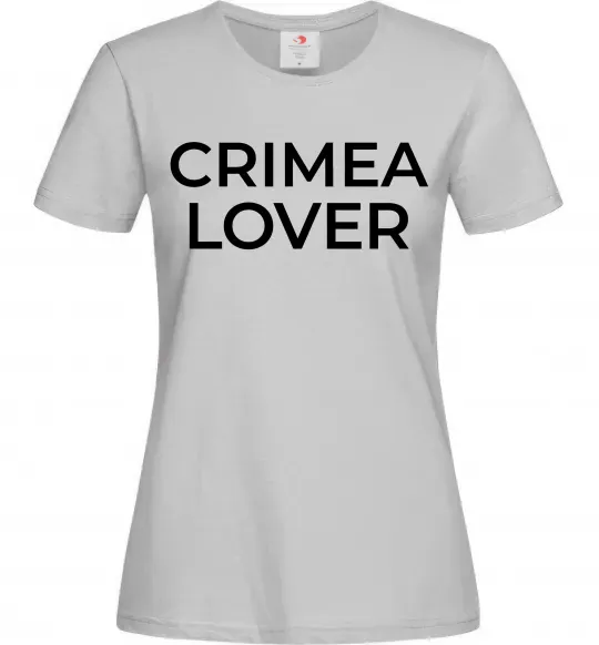 Жіноча футболка Crimea lover Сірий фото