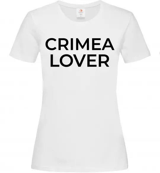 Жіноча футболка Crimea lover Білий фото