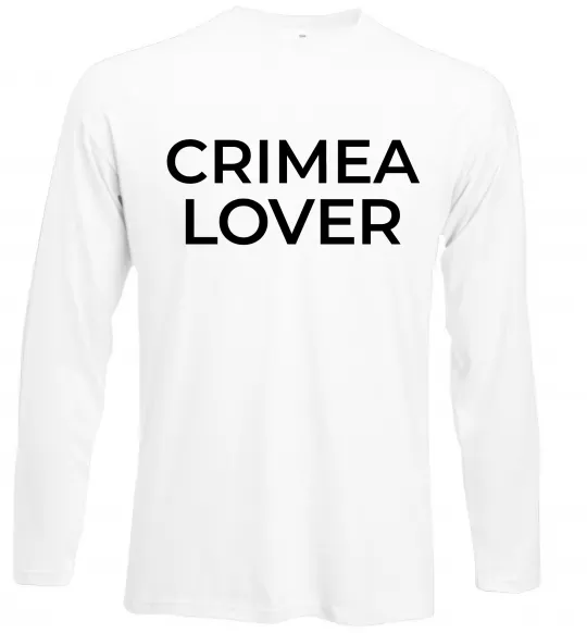 Лонгслів Crimea lover Білий фото
