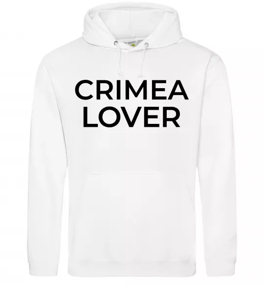 Мужская толстовка (худи) Crimea lover Белый фото