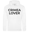 Мужская толстовка (худи) Crimea lover Белый фото