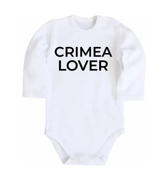 Детский боди Crimea lover Белый фото