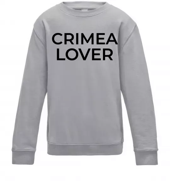 Дитячий світшот Crimea lover Сірий меланж фото