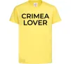 Детская футболка Crimea lover Лимонный фото