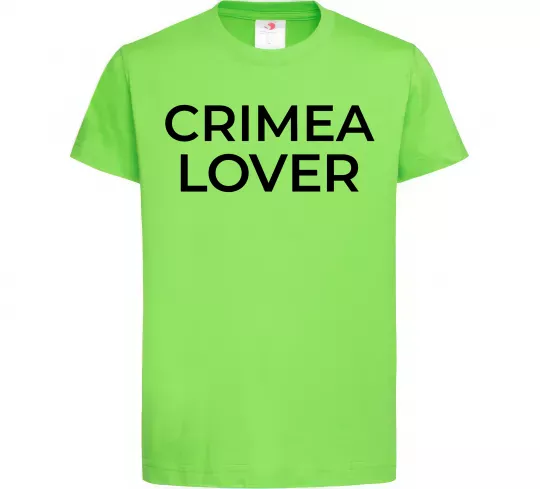 Детская футболка Crimea lover Лаймовый фото