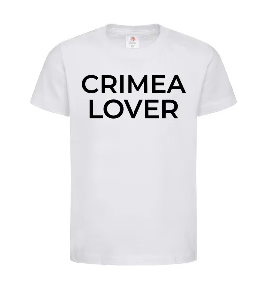 Дитяча футболка Crimea lover Білий фото