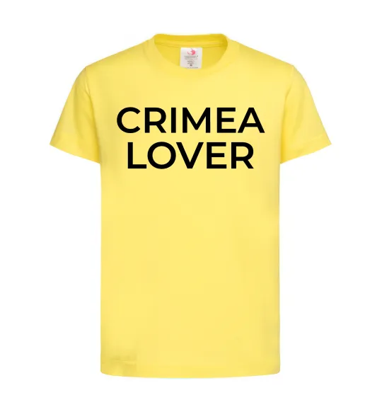 Дитяча футболка Crimea lover Лимонний фото