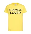 Дитяча футболка Crimea lover Лимонний фото