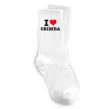 Носки I love Crimea Белый фото