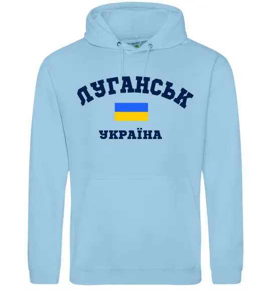 Жіноча толстовка (худі) Луганськ Україна Блакитний фото