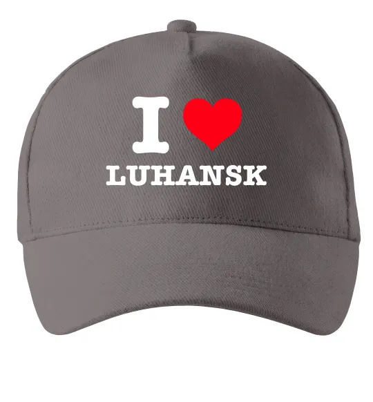 Кепка I love Luhansk Серый фото