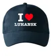 Кепка I love Luhansk Темно-синій фото
