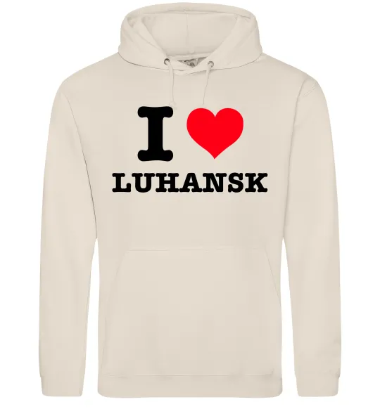 Мужская толстовка (худи) I love Luhansk Таш фото