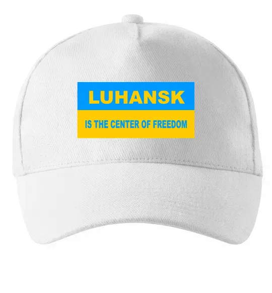 Кепка Luhansk center of freedom Білий фото