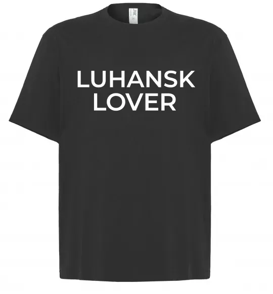 Футболка Оверсайз Luhansk lover Черный фото