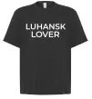 Футболка Оверсайз Luhansk lover Черный фото