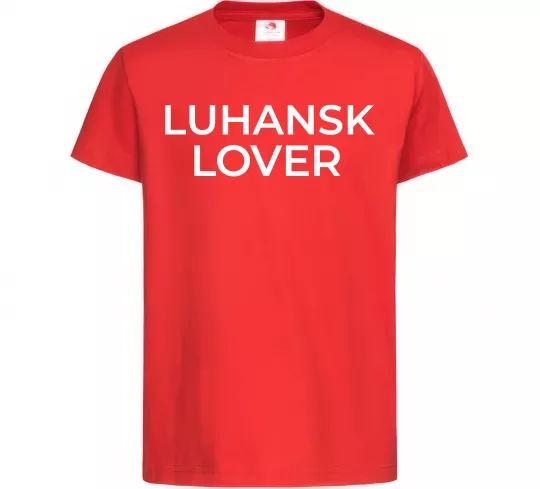 Детская футболка Luhansk lover Красный фото