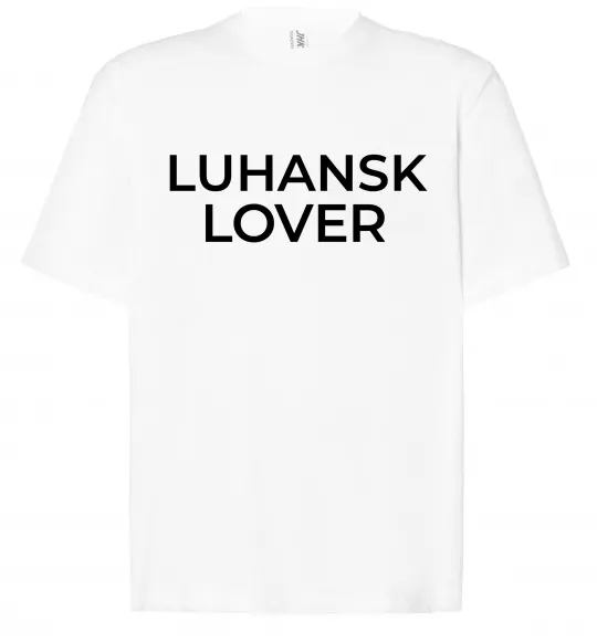 Футболка Оверсайз Luhansk lover Белый фото