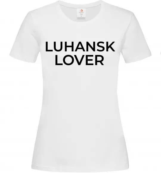 Женская футболка Luhansk lover Белый фото