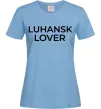 Женская футболка Luhansk lover Голубой фото