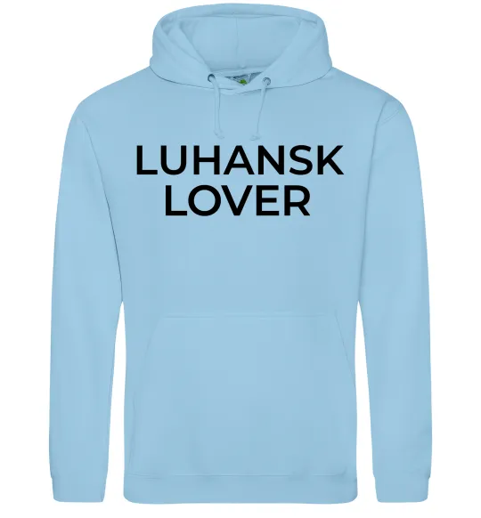 Жіноча толстовка (худі) Luhansk lover Блакитний фото