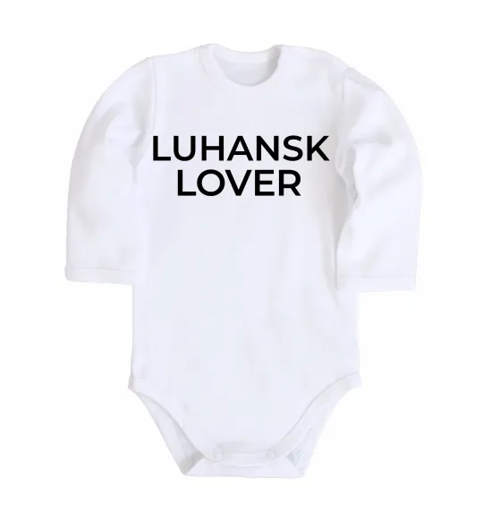 Детский боди Luhansk lover Белый фото
