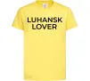 Детская футболка Luhansk lover Лимонный фото