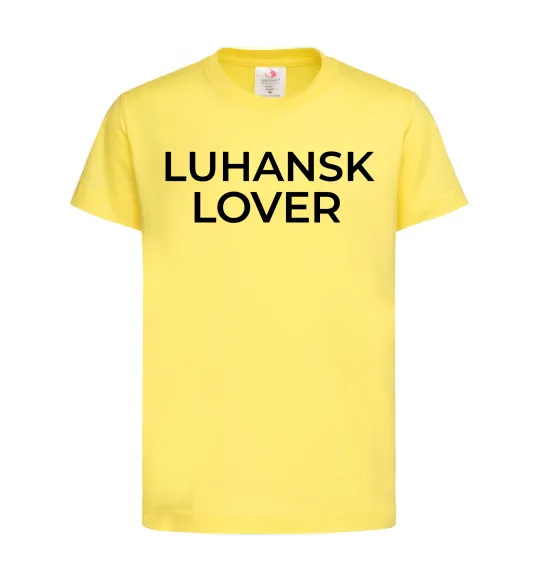 Детская футболка Luhansk lover Лимонный фото